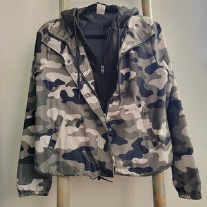 Camo Windbreaker